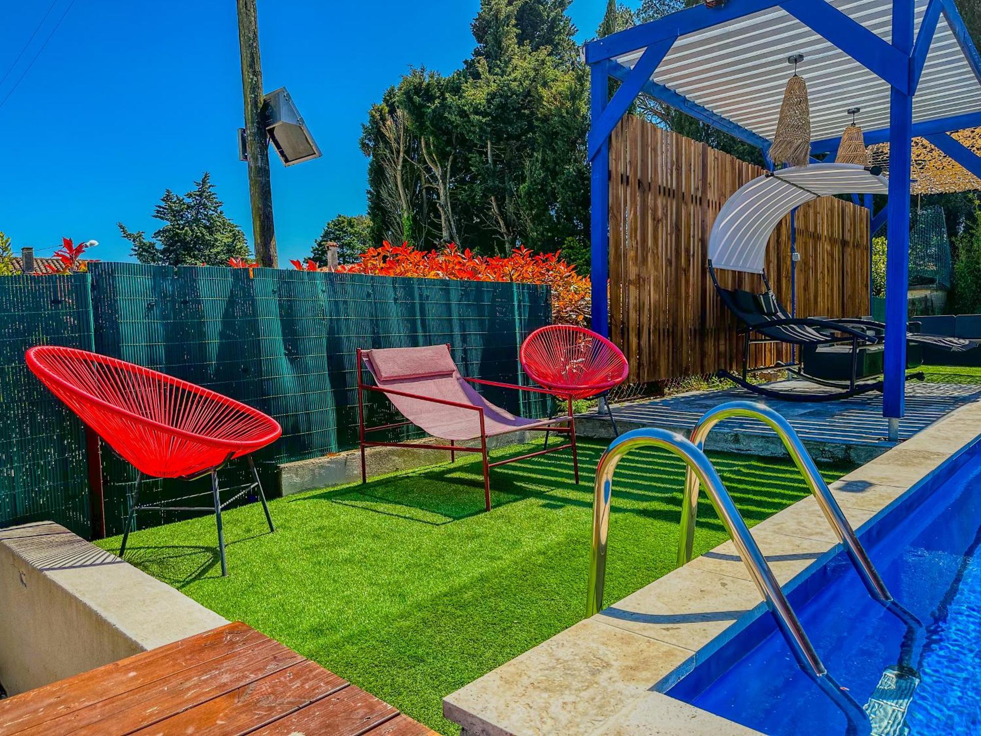 Loft Modern Avec Jardin Piscine Et Pool House Villa Lavalette Buitenkant foto
